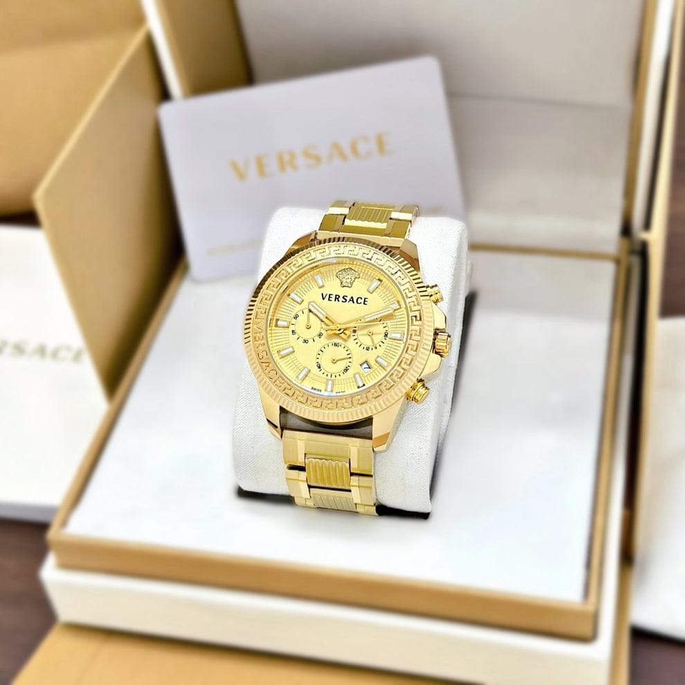 The Versace Greca Action watch blends modern sportiness