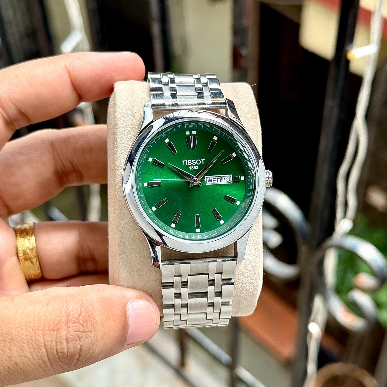 TISSOT CLASSIC STAINLESS EMERALD GREEN DIAL